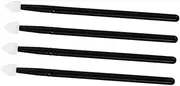 AUTSUPPL 4pcs Eye Shadow Brush Makeup Brush Makeup Brushes Cosmetics Kit Eyeshadow Brush Applicator Eyeliner Tool Eyeshadow Applicator Sticks Makeup Tools Black Aluminum