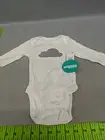 Mighty Goods Baby White Long Sleeve Grey Cloud One Piece Size 9 Months