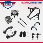 14pc Front Control Arms Wheel Hub Kit for Dodge Stratus Chrysler Sebring Cirrus