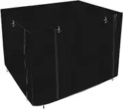 Small Dog Crate Cover,Pet Kennel Protector - Dustproof Breathable Dog and Cat Crate Cover for Camping, Apartment, Travel, Home