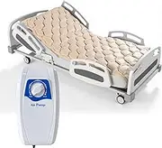 Alternating Air Pressure Mattress for Bed Sore Prevention and Pressure Ulcer Relief, Hospital & Home Use Bed Bubble Pad Cushion, Medical Mattress Topper with Electric Quiet Pump System
