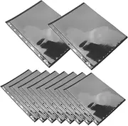 GRIRIW Elegant Background Design Album Pages 10pcs for Stamp Collecting Sheets Inserts Storage