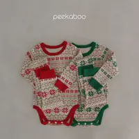 在飛比找蝦皮商城優惠-peekaboo 聖誕厚棉寶寶套裝 ｜嬰兒套裝 寶寶包屁衣 