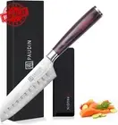 5" Santoku Knife German Steel Ultra Sharp Chef Blade for Meat Veg Fruit Cutting