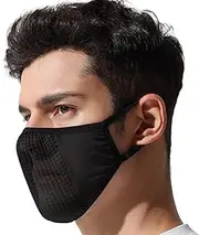Hogvinnatil Outdoor Face Shield Sun, UV Protection Face Cover, Breathable Sports Sun Protection Face Shield, Motorcycle Mask, Adjustable Riding Exercise Mask, Cover of the Stain for Men, Single