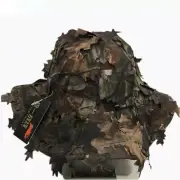 Outdoor Camouflage Cap Tactical Hunting Hat Military Hat with Bionic Leaves Chic