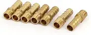 uxcell G 1/8 Male Thread 8mm Dia Hose Barb Fittings Pipe Connectors Couplers 7pcs