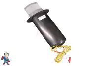 Set of (2) Speakers, Assembly, Poly-Planar, Oval Pop-Up, Gray