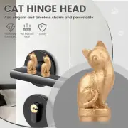 10Pcs Cat Door Hinge Topper Magnetic Cat Hinge Head Vintage Door Hinge tyxMQ