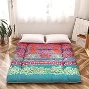 Tatami Floor Mat Tatami Mattresses Single Bed Floor Mattress Foldable Futon Floor Mattress Folding Mattress Double Extra Thick Futon Mattress(E,120x200cm)