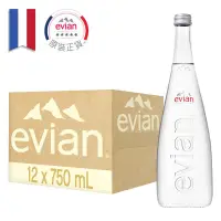 在飛比找松果購物優惠-法國evian愛維養依雲天然礦泉水 750mlx12瓶正公司