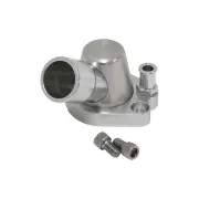 1 x Aeroflow Billet Thermostat Housing Silver Suit for for Holden 308