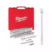 Milwaukee Ratchet n' Socket Sets 57-Pieces Intermediate Hard Shell Carrier Tool