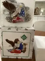 Charming Tails "FREEDOM " DEAN GRIFF NIB. EAGLE AND MOUSE,new In Box,2008,89/371