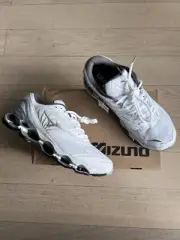 Mizuno Wave Prophecy LS White Silver Sneakers Moc Trainers 11 10 New