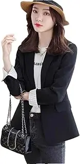 [Generic] Women Spring Blazer Long Sleeve Work Office Suits Women Casual Blazer Coats Jacket Tops