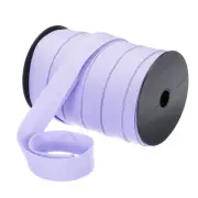 1 Inch Double Fold Bias Tape Continuous Bulk Bias Tape (Light Purple 55 Yards)