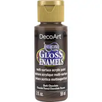 在飛比找蝦皮購物優惠-DecoArt 黑巧克力色 59 ml Gloss Enam