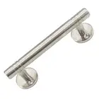 Sleek and Sturdy Stainless Steel Adjustable Handle for Double Iron Doors