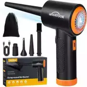 Cordless 3-speed Air Duster Compressed Blower Electric Air Gun Computer Cleaning