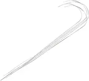 Angoily 4pcs Practical Beading Needles Curved Sewing Tools for Easy Bead Threading Durable Material Resistant Beading Needles for DIY Crafts and Jewelry Making