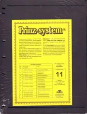 10 Prinz System 1 strip double sided Pages stock sheet