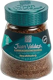 Juan Valdez Decaffeinated Freeze Dried Soluble Instant Colombian Coffee (95g)