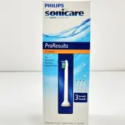 Philips COMPACT Sonicare ProResults Replacement Toothbrush Brush Head 3pk