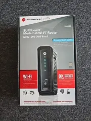 Motorola ARRIS SURFboard SBG6580 DOCSIS 3.0 Cable Modem and Wi-Fi Router N300