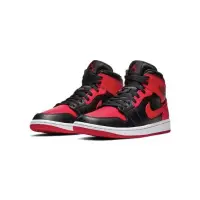 在飛比找博客來優惠-Air Jordan 1 Mid Banned 黑紅 554