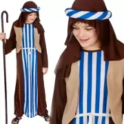 Boys Shepherd Joseph Costume Christmas Nativity Fancy Dress Outfit Age 3-10