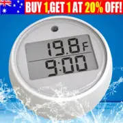 LED Digital Auto Timing Floating Thermometer Timer For Swimming Pool Bath Tank