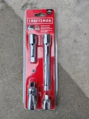 Craftsman CMMT42353 4 Piece 1/2 in. 6 point Socket Extension Adapter Set (New)