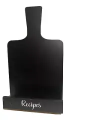 Recipe Book Tabletop Holder Black Old East Main Co 15”x9” ~New