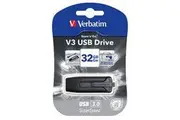 Verbatim 32GB V3 USB3.0 Grey Store'n'Go V3; Retractable USB Storage Drive Memory Stick