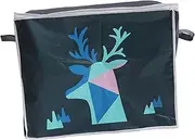 CHILDWEET Quilt Storage Bag Large Square Home Clothes Pouch Cartoon Design Dorm Bag