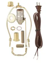 B&P Lamp Table Lamp Wiring Kit with Pull-Chain Socket 30557P6