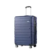 ZUNI 28" Luggage Suitcase Trolley Set Travel TSA Lock Storage Hard Case Navy