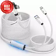 5M Link Cable USB 3.0 for Meta Quest 3/2/Pro & Pico 4 VR Charging Data Transfer