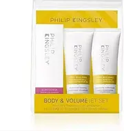 Philip Kingsley Haircare Body & volume Travel Set, Boddy Building Shampoo and Conditioner Volumizing for Fine Limp Flat Fly Away Hair, Deep-Conditioning Hair Mask, adds Volume And Shine