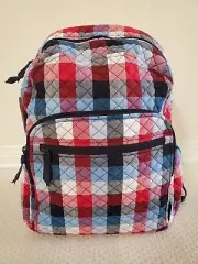 NWT Vera Bradley Campus Backpack in Patriotic Plaid #27966-11404