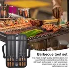 Bbq Utensils Gift Bbq Tool 10pcs Bbq Skewers Spices with Wood Handles