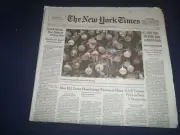 2021 NOVEMBER 22 NEW YORK TIMES - U.S. VIRUS CASES RISING AGAIN AS HOLIDAY NEARS