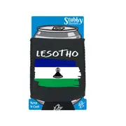 Lesotho Country Flag Nationality - Stubby Holder With Base