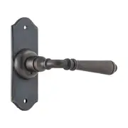 0776 Door Lever Reims Latch Pair Antique Brass H110xW40xP70mm
