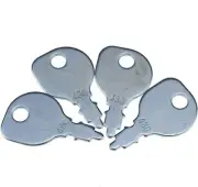 4X For Hustler Zero Turn Mower Ignition Key - Raptor, FasTrak - Fits All