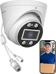 FOSCAM 4K 8MP Security IP POE Cameras, T8EP UltraHD Home Surveillance Security Camera Outdoor with Two-Way Audio, 66ft Color Night Vision, Human/Vehicle Detection, IP66 Waterproof