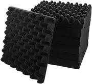 ERINGOGO 12pcs Self Adhesive Soundproof Panels Acoustical for Noise Reduction Easy Install Sound Absorbing Material for Recording Studios and Home Theaters