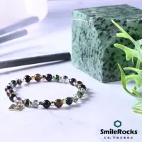 在飛比找momo購物網優惠-【SmileRocks 石麥】14K 藍虎眼&綠簾石手鍊(珠
