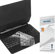 Keyboard Cover Compatible with Apple iPad Air 13 inch (M2) Magic Keyboard & iPad Pro 12.9 inch Magic Keyboard (iPad Pro 12.9 6th, 5th, 4th & 3rd Generation) - Ultra Thin, Clear TPU Material